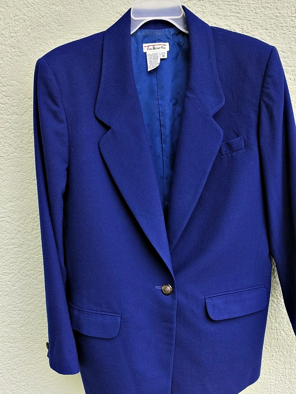 JH Collects Blue Blazer Size 12